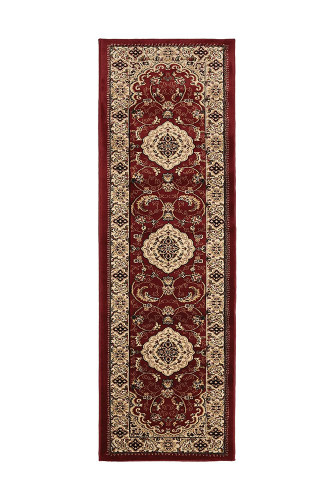 Victoria Traditional Red Rug Runner