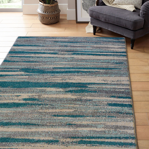 Villa Watercolour Stripe Rug