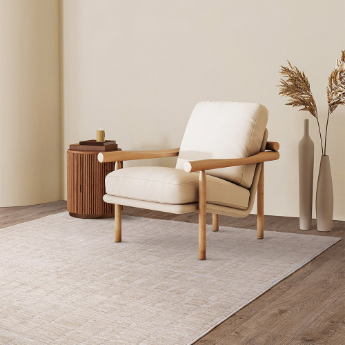 Laurent LA08 Boho Abstract Beige Rug