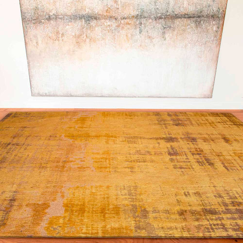 On Sale Rialto Gold 9235 Venetian Dust Rug 240x340cm