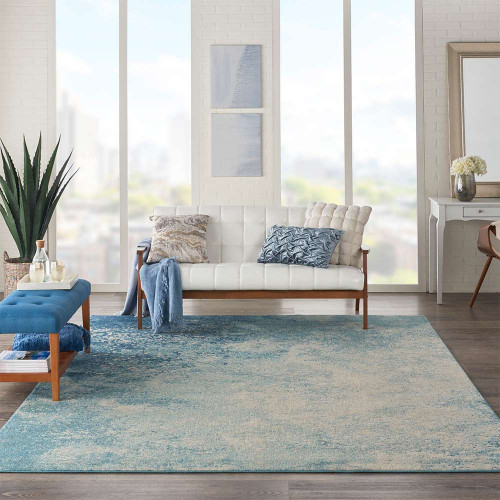 On Sale Passion Navy Light Blue PSN10 Rug 114x175cm