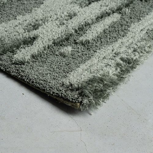 Cleo Clouds 3D Rug Green