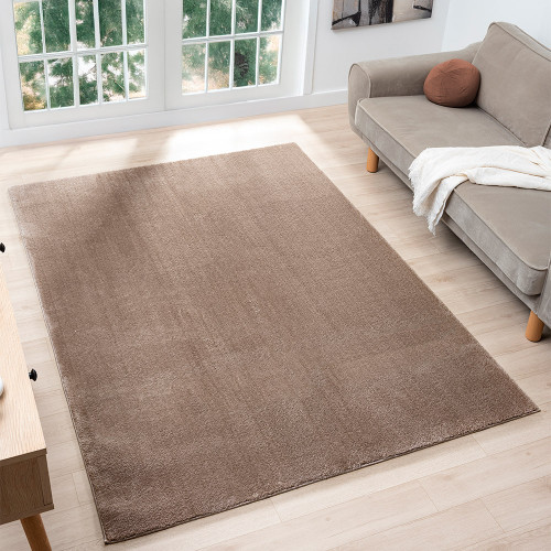 plain beige rug room