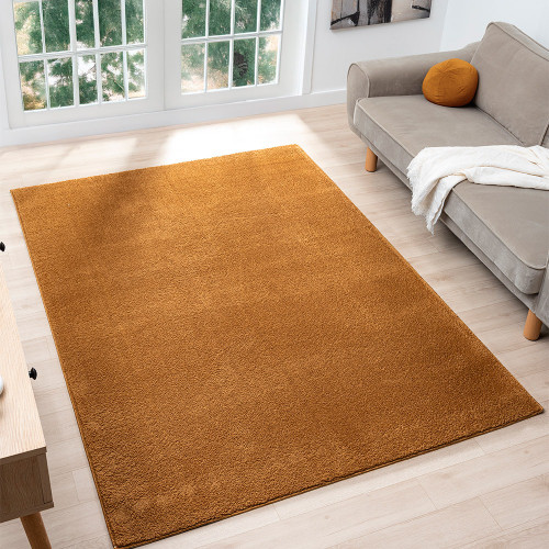 plain gold rug room
