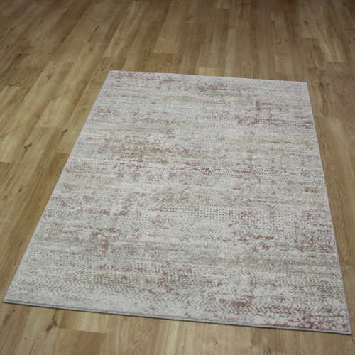 On Sale Stella Blurry Metallic Pink Gold Rug 200x300cm