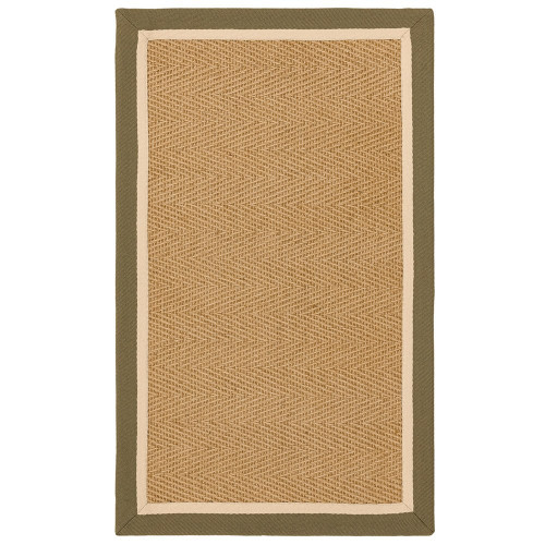 khaki cream jute rug 45x75cm portrait