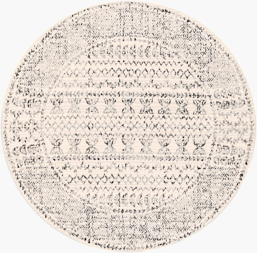 grey geometric rug portrait