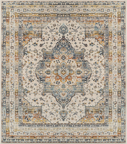 ivory sage traditional rug portrait