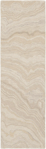beige abstract rug portrait