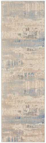 Solace SLA07 Ivory Grey Blue Rug