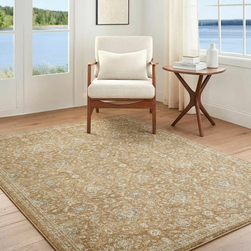Penny 05 Vintage Traditional Brown Rug by Becki Owens x Livabliss