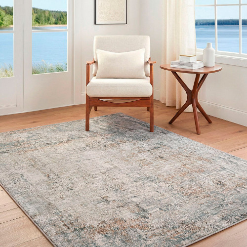 Brunswick Abstract Modern Cream Rug