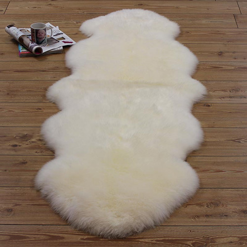 Woolmark Sheepskin Rug White