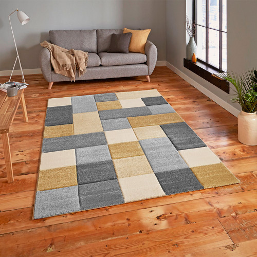 Brooklyn Rug 646 Grey Yellow