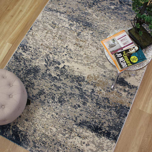Canyon Rug Blue Grey Sand 52014 7777