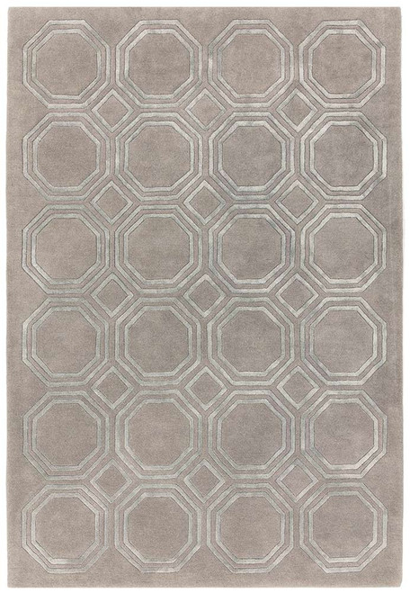Nexus Rug Octagon Silver