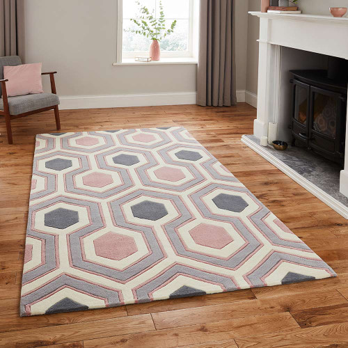 Hong Kong Rug 3661 Grey Rose