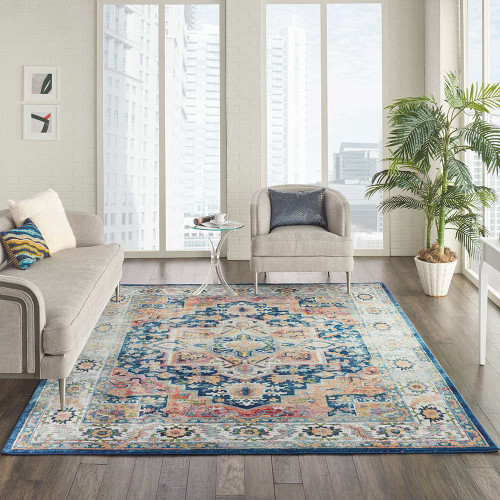 Persian Ankara Global ANR11 Blue Multi Rug