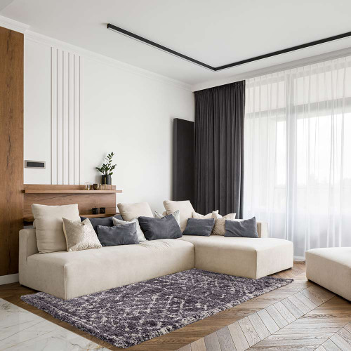 Alto AL05 Grey Cream Moroccan Rug