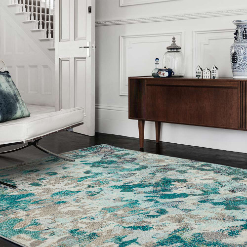 Colores Cloud Ethereal CO03 Abstract Multi Coloured Rug