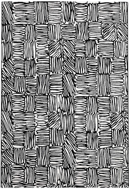 Tiago Black White Rug