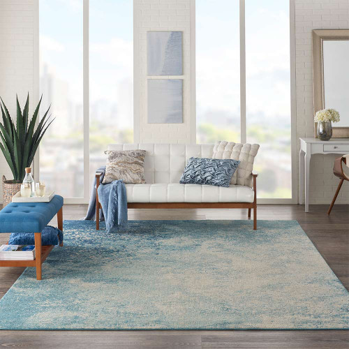 Passion Navy Light Blue PSN10 Rug