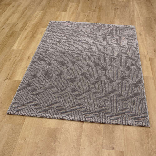 Sale Geo Rug Plain Dark Grey Geo 09 7131 80x150cm