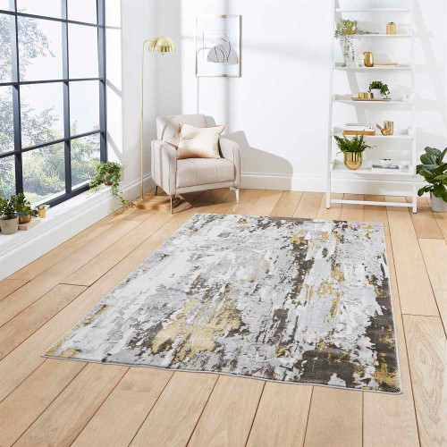 Grey Gold Apollo Rug GR580