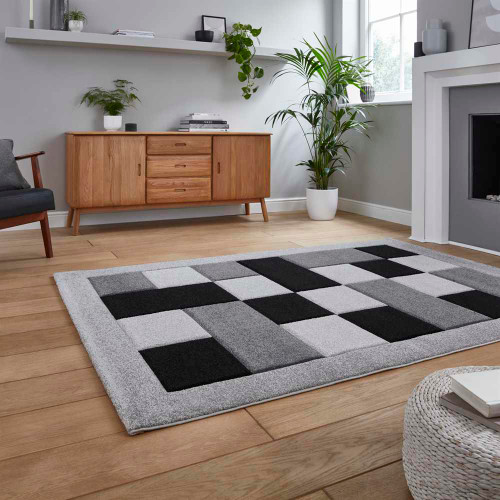 Modern Brooklyn Rug BRK04 Grey