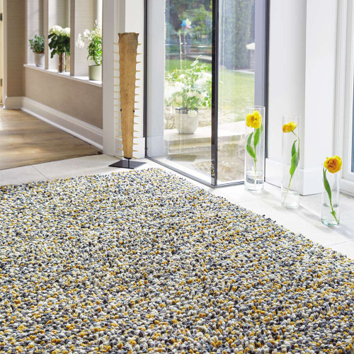 Origins Rocks Chunky Ochre Multi Wool Rug