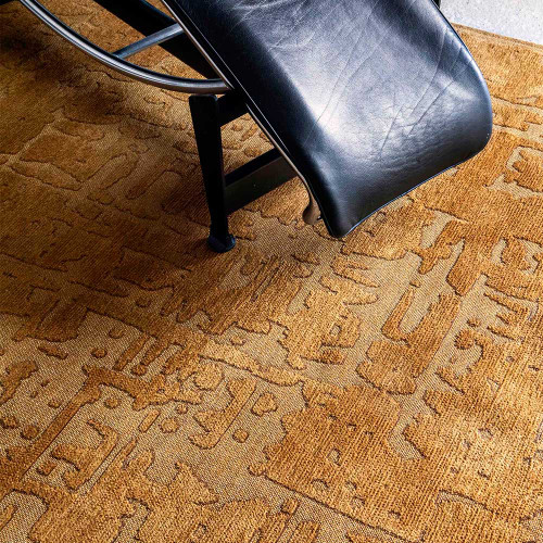 Structures Baobab Madagascar Gold 9201 Indoor Outdoor Washable Eco Rug