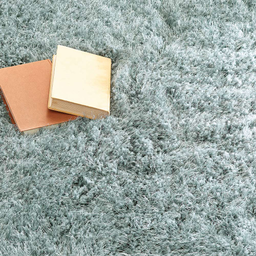 Origins Extravagance New Blue Thick Shaggy Rug 80x150cm