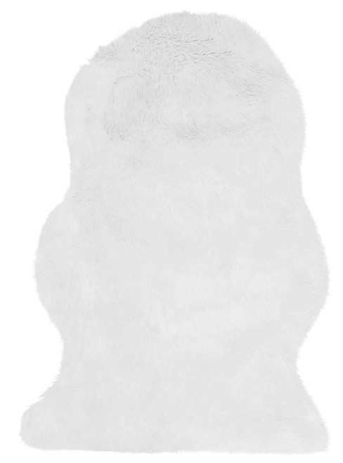 Auckland Luxury Faux Sheepskin Rug White