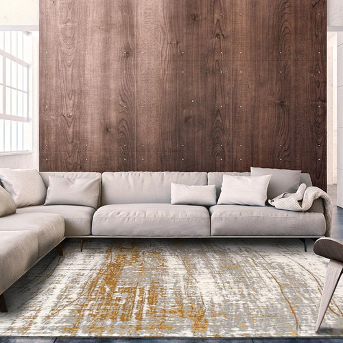 Griff Columbus Gold 8419 Indoor Outdoor Washable Eco Rug