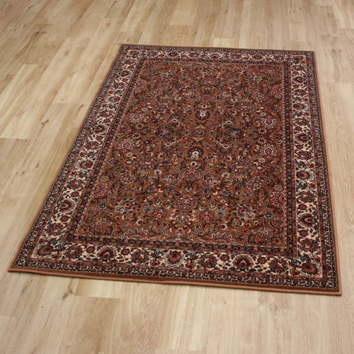 Kashqai Classic New Zealand Wool Brown Rug