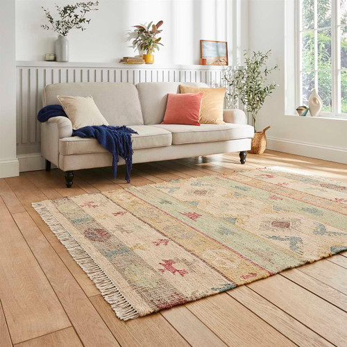 Bazaar 17457 MultiColour Jute Rug