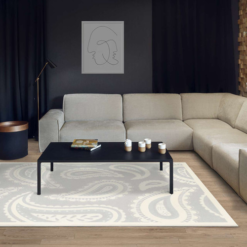 Brintons Galaxy Botha Grey Wool Rug
