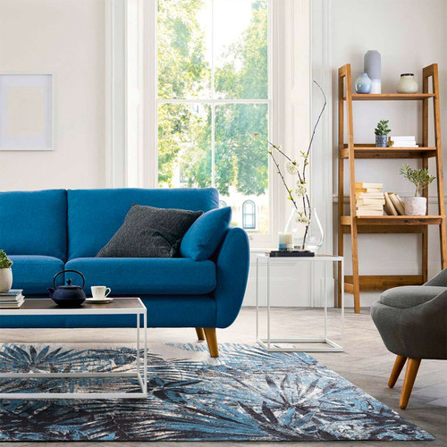 Brintons Isfahan Sense Blue Wool Rug