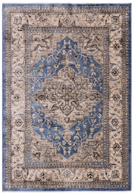 Sovereign Persian Style Rug Blue Medallion