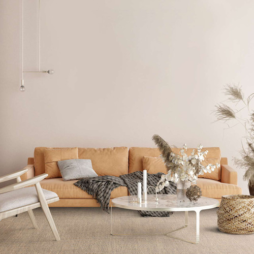 Global Organic Plain Natural Cotton Jute Rug
