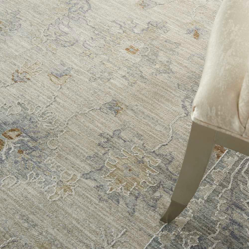 Light Grey Traditional Rug Infinite IFT03 Runner
