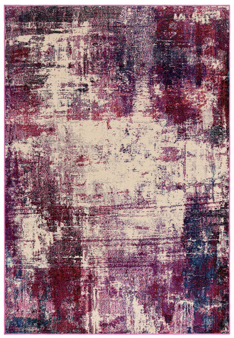 Colores Abstract Rug Cloud Magenta CO08