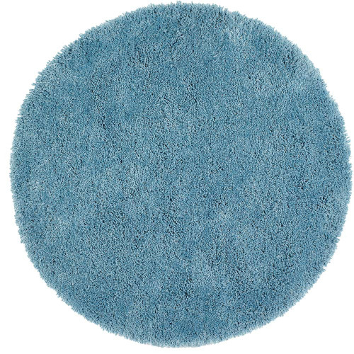 Origins Chicago Duck Egg Thick Shaggy Rug Circle