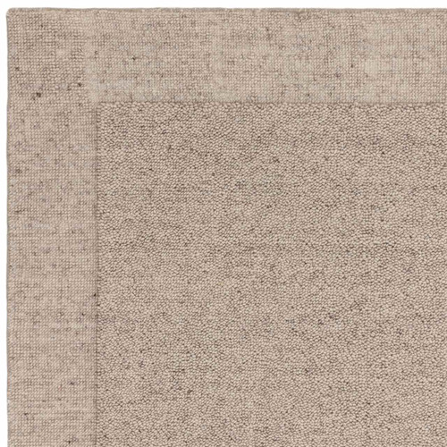 Larson Beige Indian Plain Border Rug