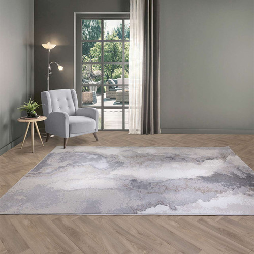 Stellar ST03 Premium Lustrous Abstract Rug