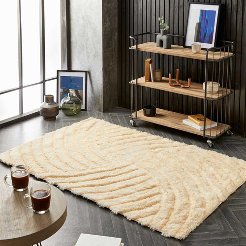 Carved Shaggy Rug Origins Dallas Champagne