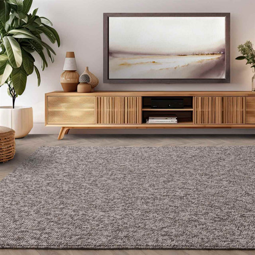 Boden Stone Loop Plain Washable Rug