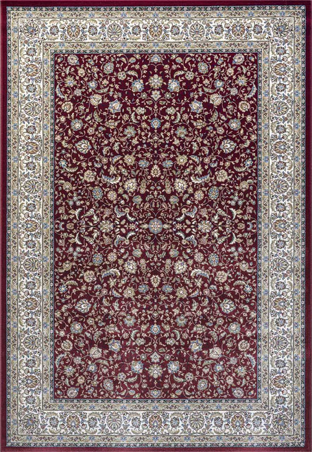 Da Vinci Classic Border Rug Red Cream 1414