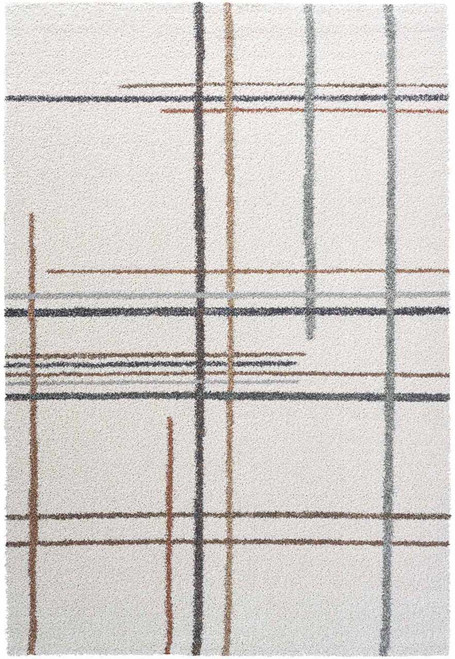 Mehari Thick Soft Rug Cream Multicolour