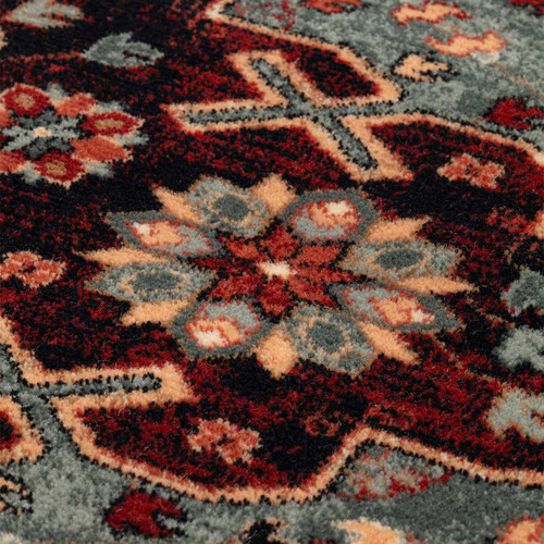 Kashqai Green Traditional Wool Rug 4308